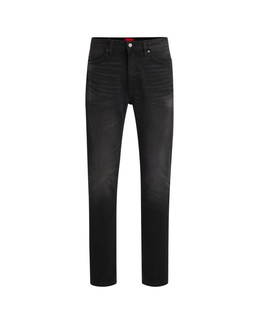 HUGO Black Slim-Fit Jeans for men