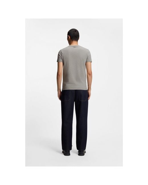 HUGO Gray Two-Pack Of Slim-Fit T-Shirts for men