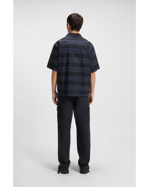 HUGO Dark Blue Men's Casual Shirts Size M for men