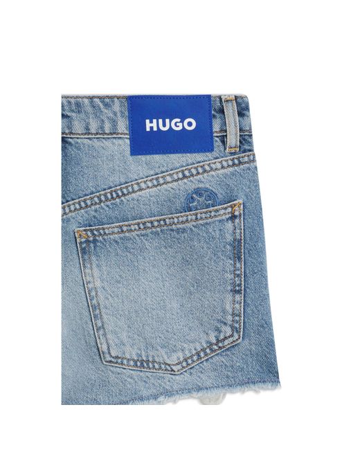 HUGO Blue Regular-Fit Shorts
