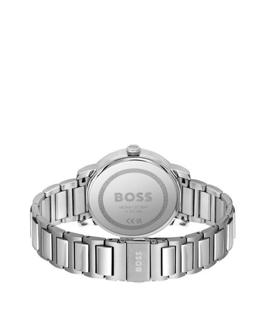 Boss H-link-bracelet Watch With Green Dial for men