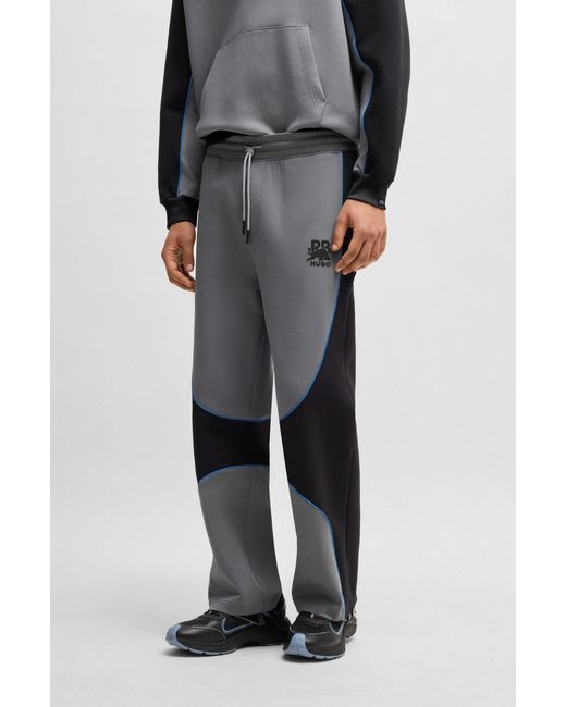 HUGO Black Dark Grey Men's Jogging Pants Size S for men