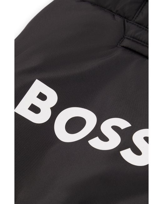 Boss Black Leichte Hundejacke mit Logo-Details