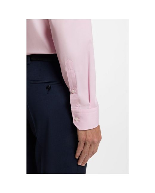 Boss White Regular-Fit Shirt for men