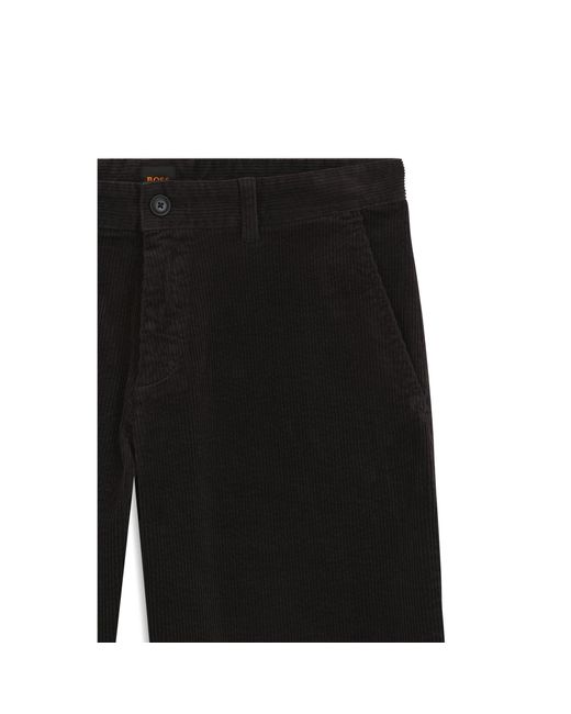 Boss Black Tapered-Fit Trousers for men