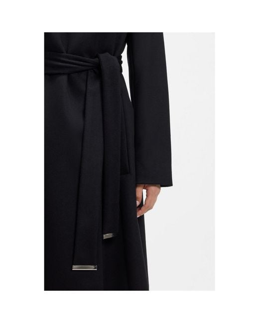 Boss Black Belted Formal Coat