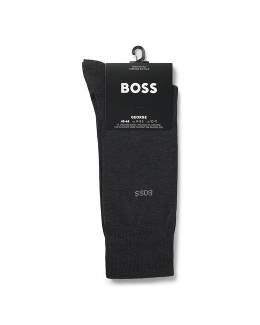 Boss Black Regular-Length Logo Socks for men