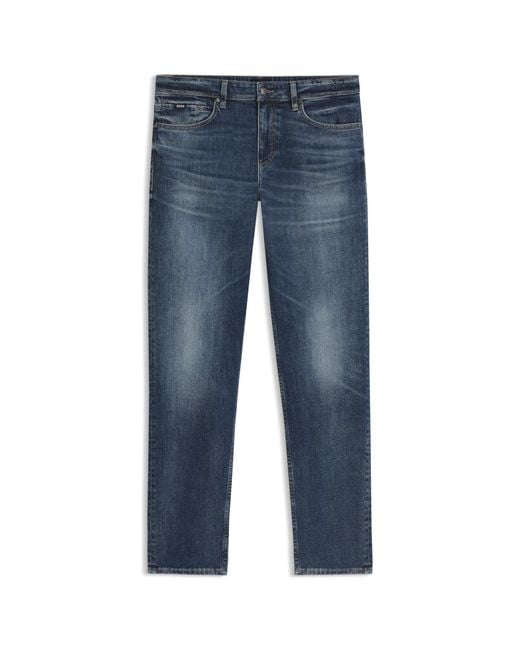 Boss Blue Maine Regular-Fit Jeans for men