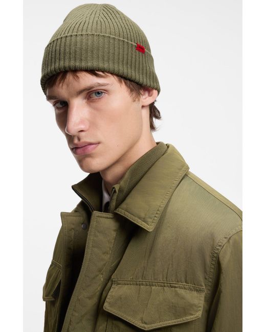 Berretto di HUGO in Green da Uomo