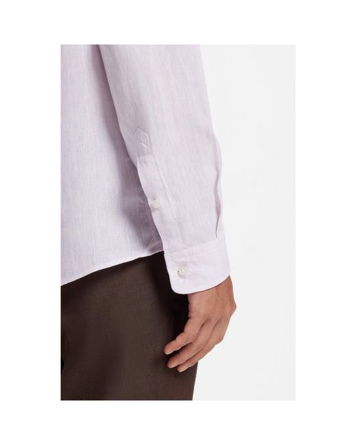Boss Purple Regular-Fit Shirt for men