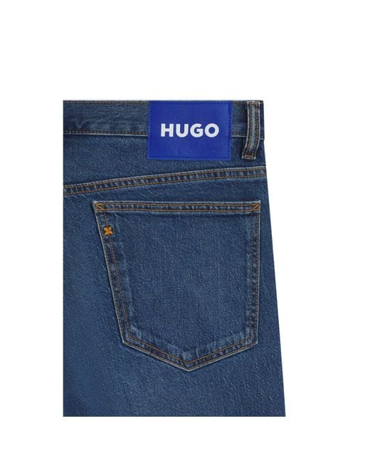 HUGO Blue Slim-Fit Jeans for men