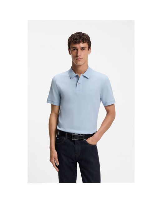 Boss White Pallas Polo Shirt for men