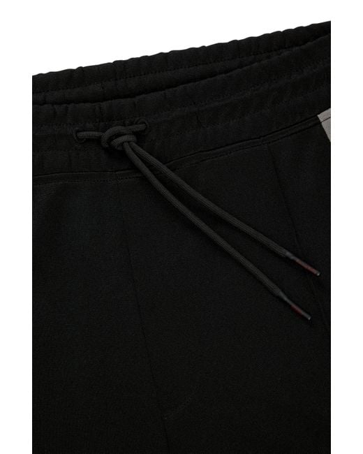 HUGO Black X Rb Oversize-fit Trousers With Tape And Signature Bull Icon for men