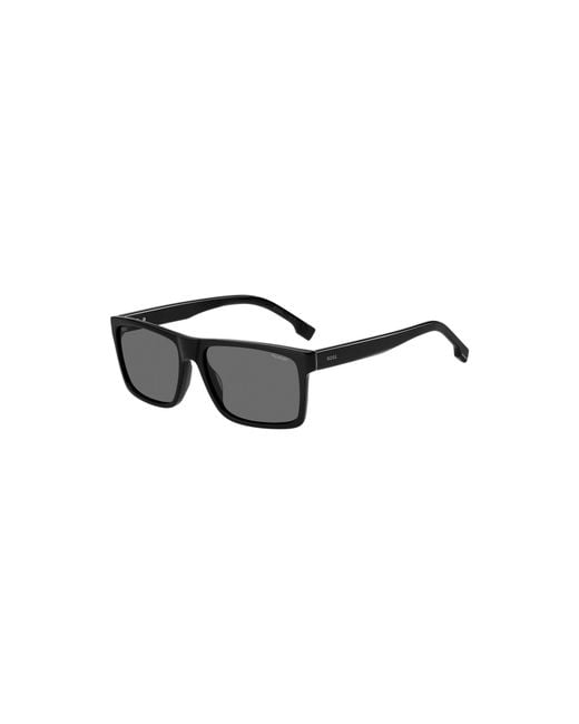 Boss Black Engraved-Logo Sunglasses for men