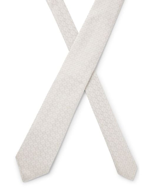 Cravatta di Boss in White da Uomo