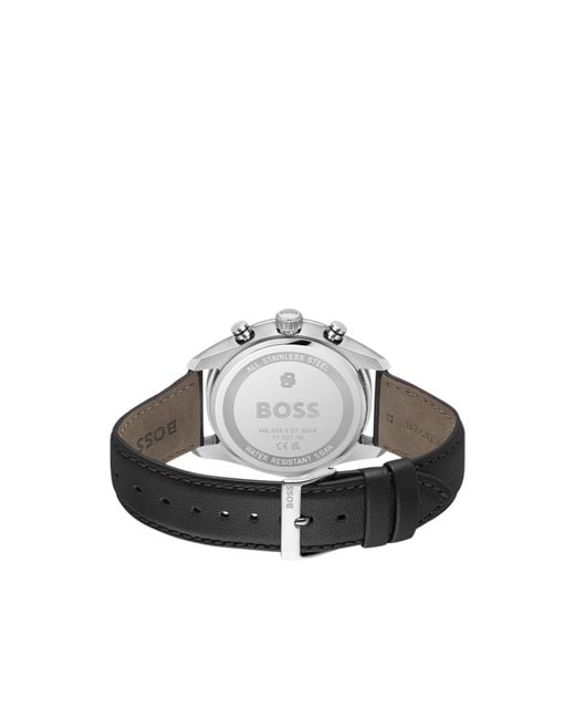 Boss Black Grand Prix Vitesse-Dial Watch With Perforated Strap for men