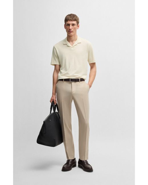 Boss Natural White Men's Polo Shirts Size M for men