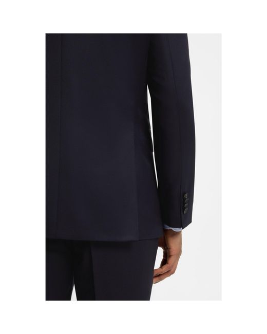 Boss Blue One Slim-Fit Suit Jacket for men