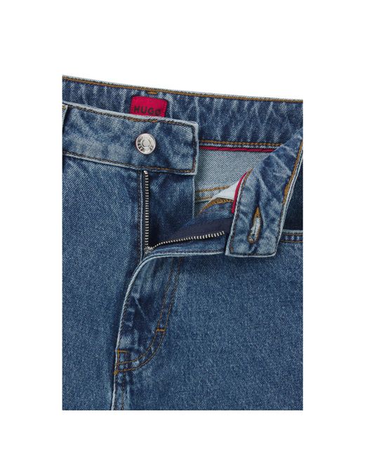 HUGO Blue Relaxed-Fit Mom Jeans