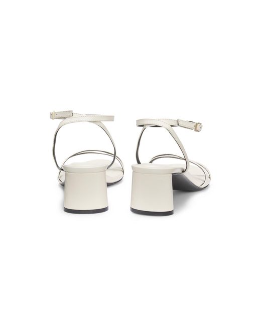 Boss White Strappy Sandals
