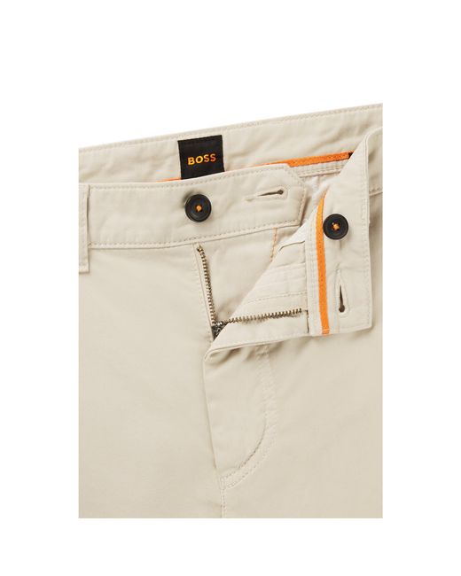 Boss Natural Regular-Fit Trousers for men