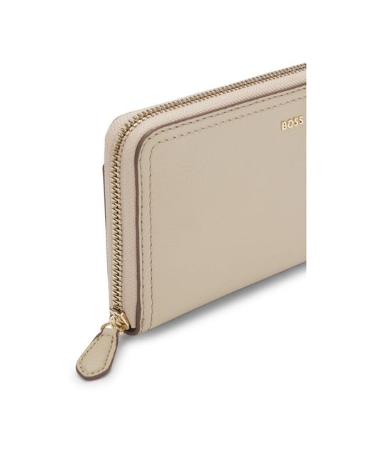 Boss Natural Ziparound Wallet