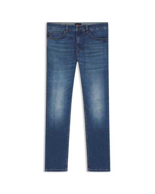 Boss Blue Delaware Slim-Fit Jeans for men
