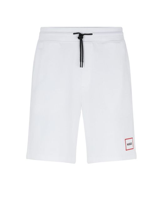 BOSS by HUGO BOSS Cotton Relaxed-fit Shorts In French Terry With Framed ...