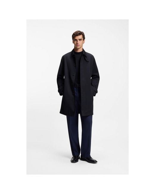 HUGO Black Regular-Fit Coat for men
