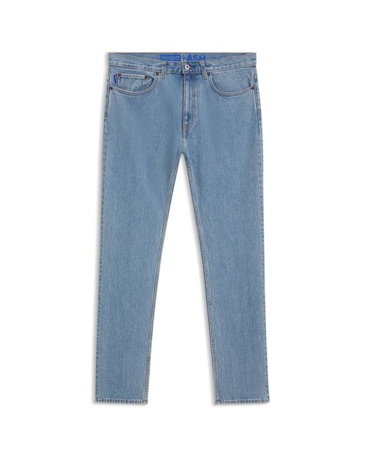 HUGO Blue Slim-Fit Jeans for men