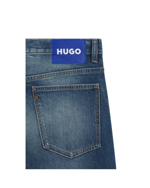 HUGO Blue Slim-Fit Jeans for men