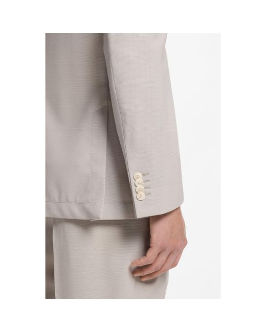 Boss Gray Slim-Fit Blazer for men
