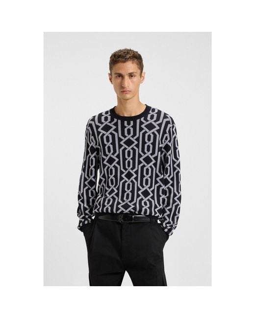 HUGO Black Men's Sweaters Size M for men