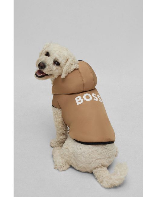 Boss Natural Dog Lightweight Jacket With Logo Detailing