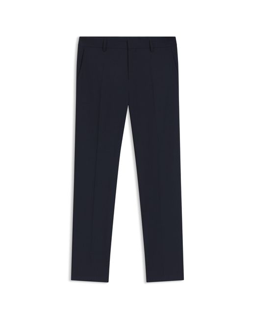 Boss Blue Slim-Fit Trousers for men