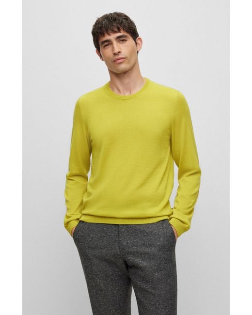 Hugo boss on sale yellow sweater