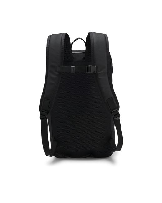 HUGO Black Twill Backpack With Stacked Logo for men