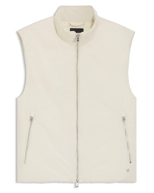 Doudoune Sans Manches Déperlante En Duvet Boss pour homme en coloris Natural