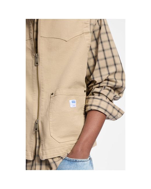 HUGO Natural Zipped Gilet for men