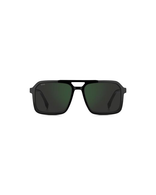 Boss Black Sunglasses With Logo Trim for men
