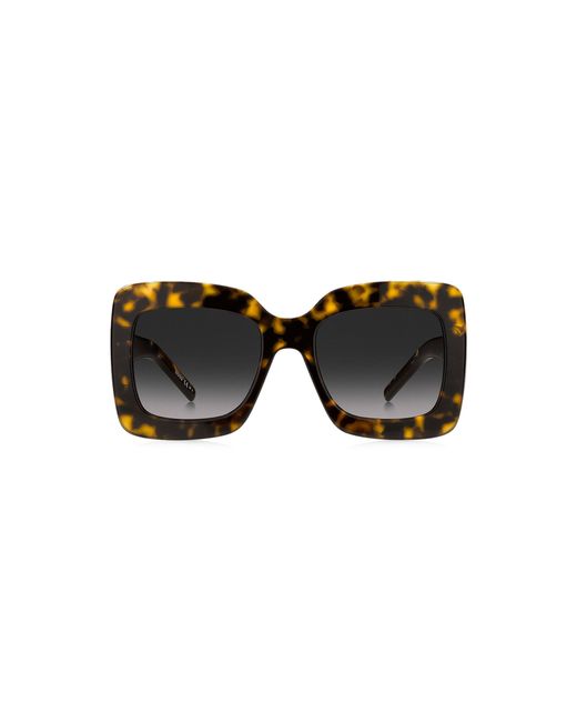 Boss Black Havana-Acetate Sunglasses With Signature Hardware