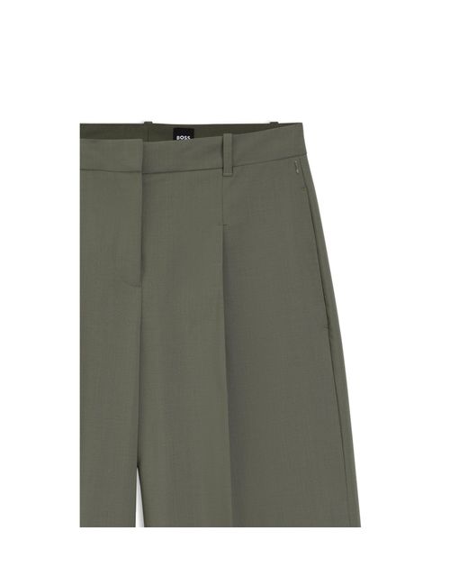 Boss Green Wide-Leg Trousers