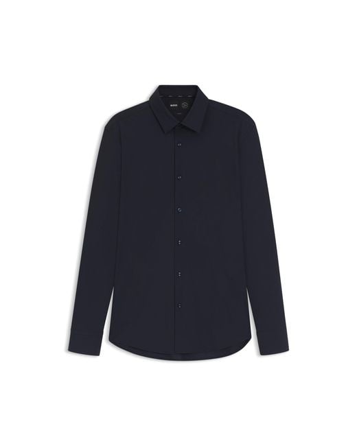 Boss Blue Slim-Fit Shirt for men