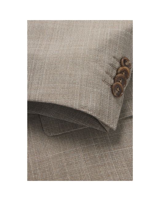 Boss White Regular-Fit Suit for men