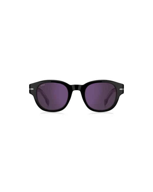 Boss Black Acetate Sunglasses With Lenses for men