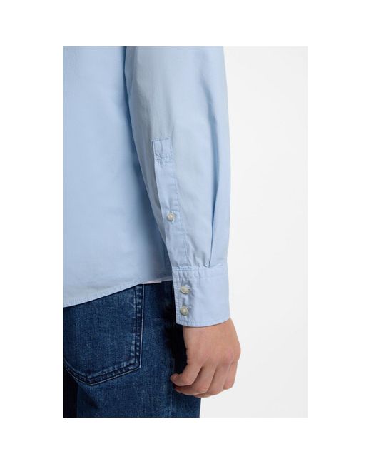 Boss Blue Regular-Fit Shirt for men