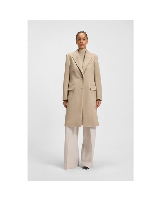 Boss Natural Regular-Fit Coat