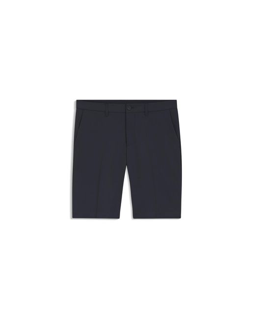 Boss Blue Slim-Fit Shorts for men