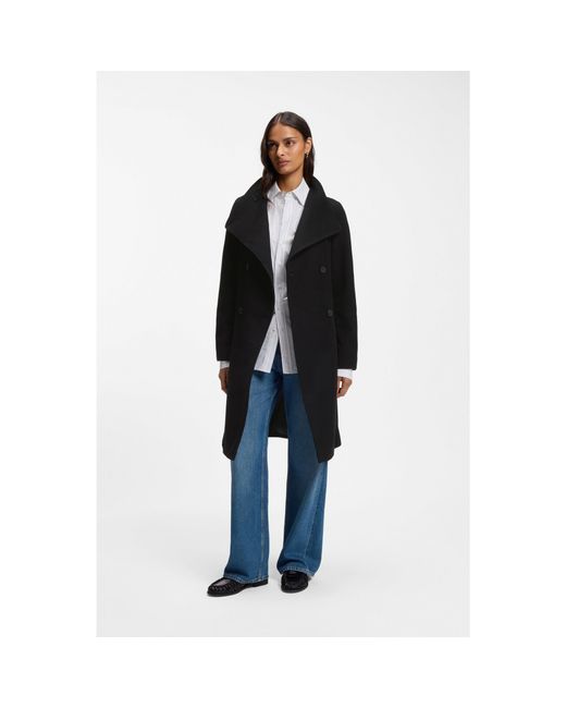 Boss Black Double-Breasted Coat