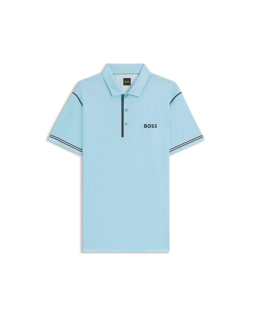 Boss Blue Active Paddy Golf Polo Shirt for men